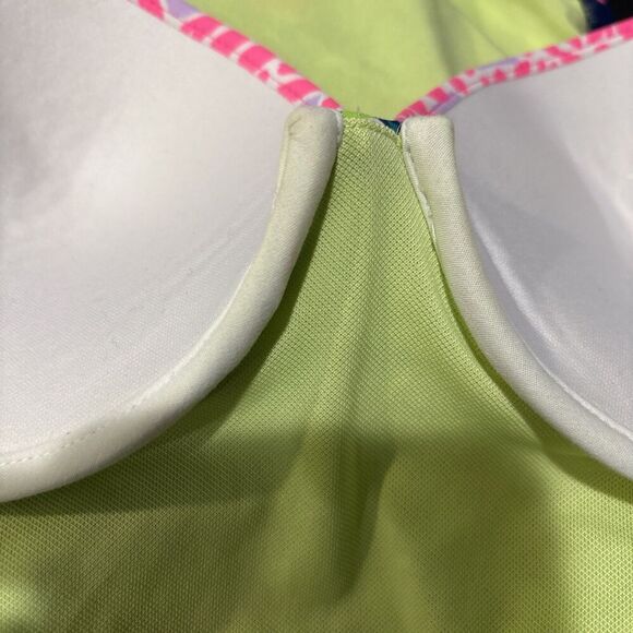 Lilly Pulitzer Palma Swimsuit One Piece Size 4 Sway This Way Deep Sea Navy Beach - Picture 16 of 16